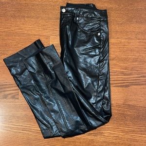Express leather skin pants